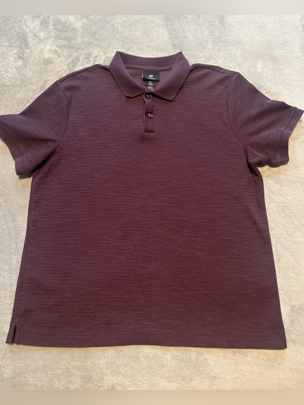 H&M Men’s Wine Polo Shirt